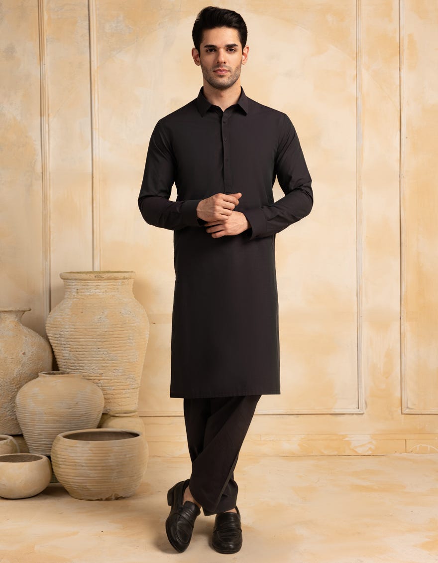 TWO TONE GREEN BLENDED UNSTITCHED KAMEEZ SHALWAR FABRIC