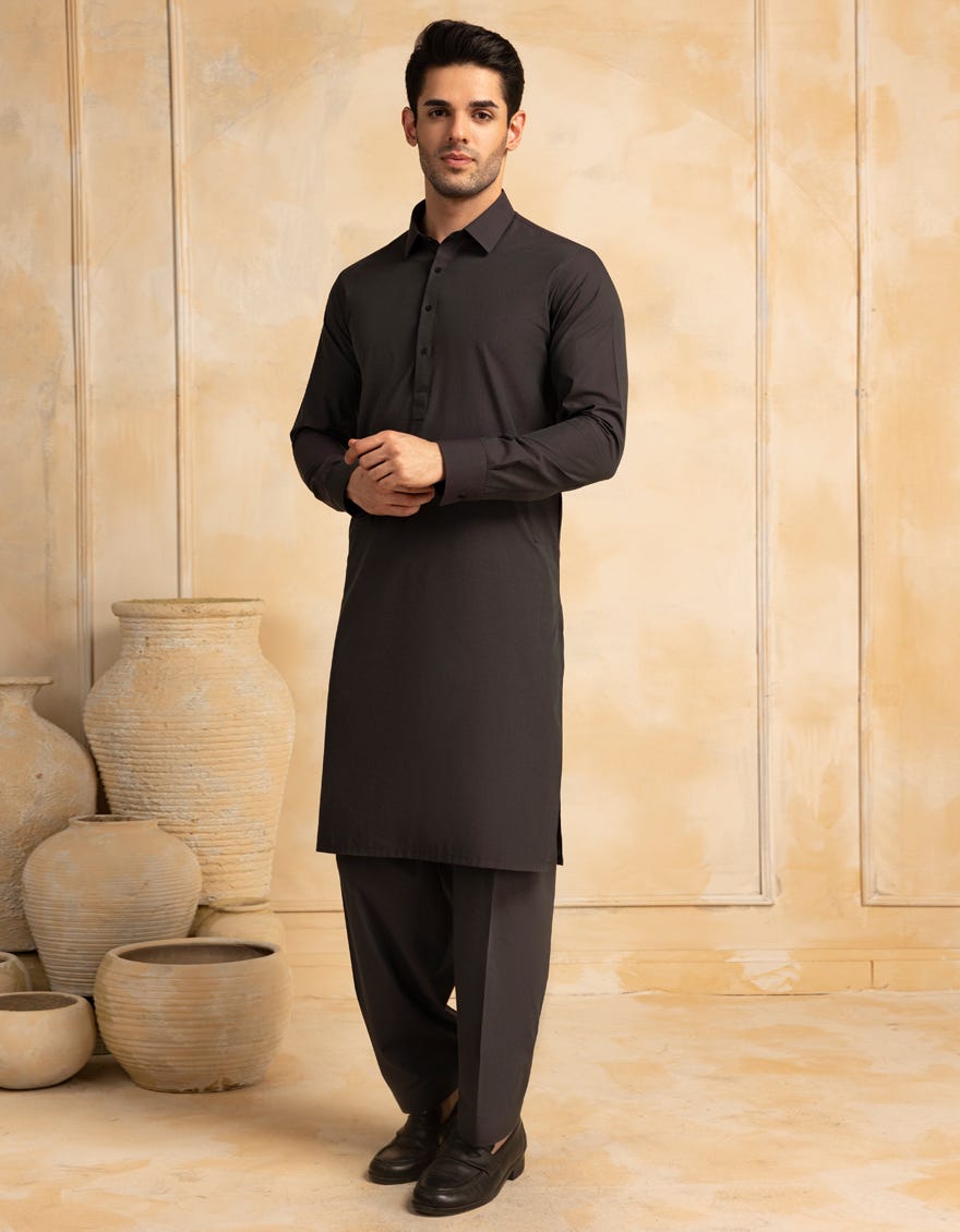 TWO TONE GREEN BLENDED UNSTITCHED KAMEEZ SHALWAR FABRIC
