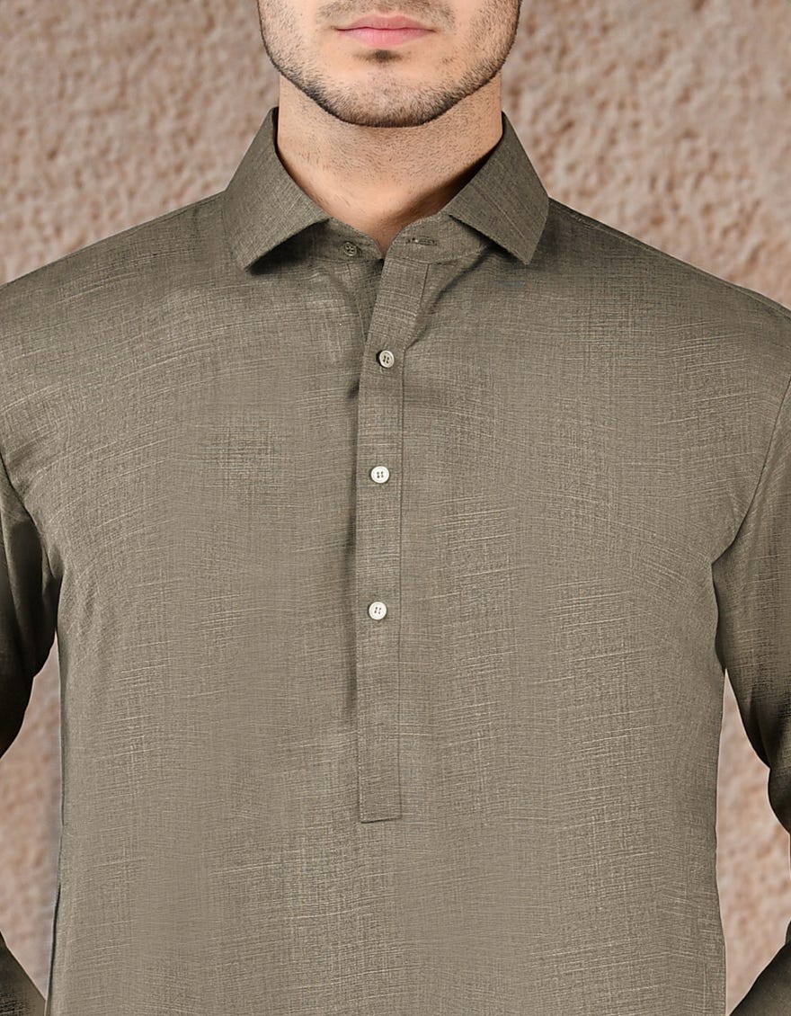 LIGHT GREEN BLENDED UNSTITCHED KAMEEZ SHALWAR FABRIC