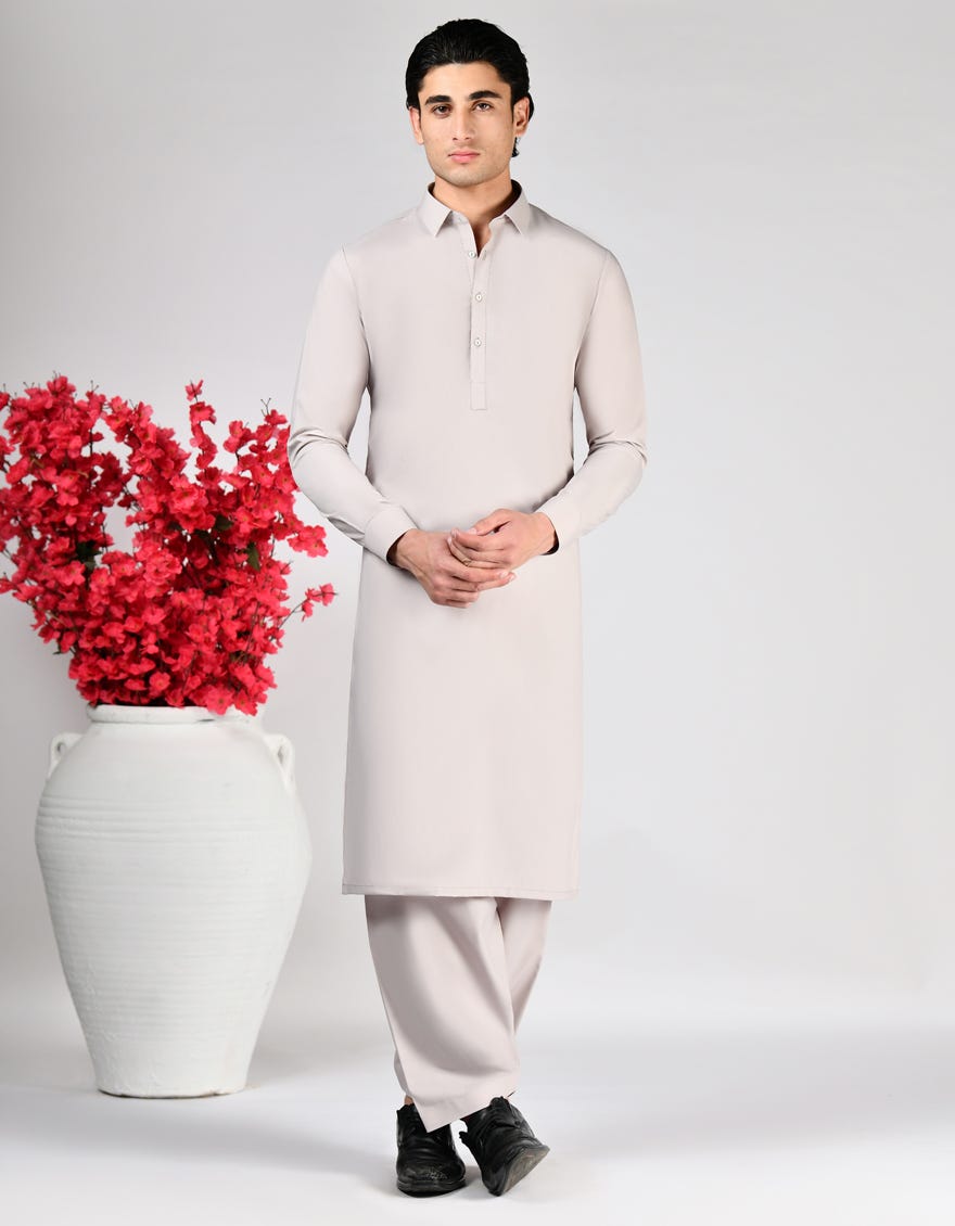 FAWN BLENDED UNSTITCHED KAMEEZ SHALWAR FABRIC