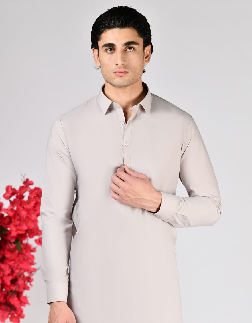 FAWN BLENDED UNSTITCHED KAMEEZ SHALWAR FABRIC