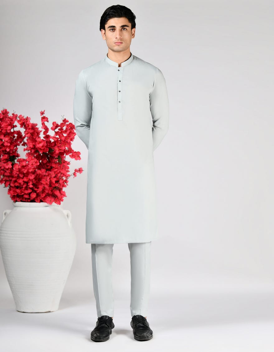 JADE GREEN BLENDED UNSTITCHED KAMEEZ SHALWAR FABRIC