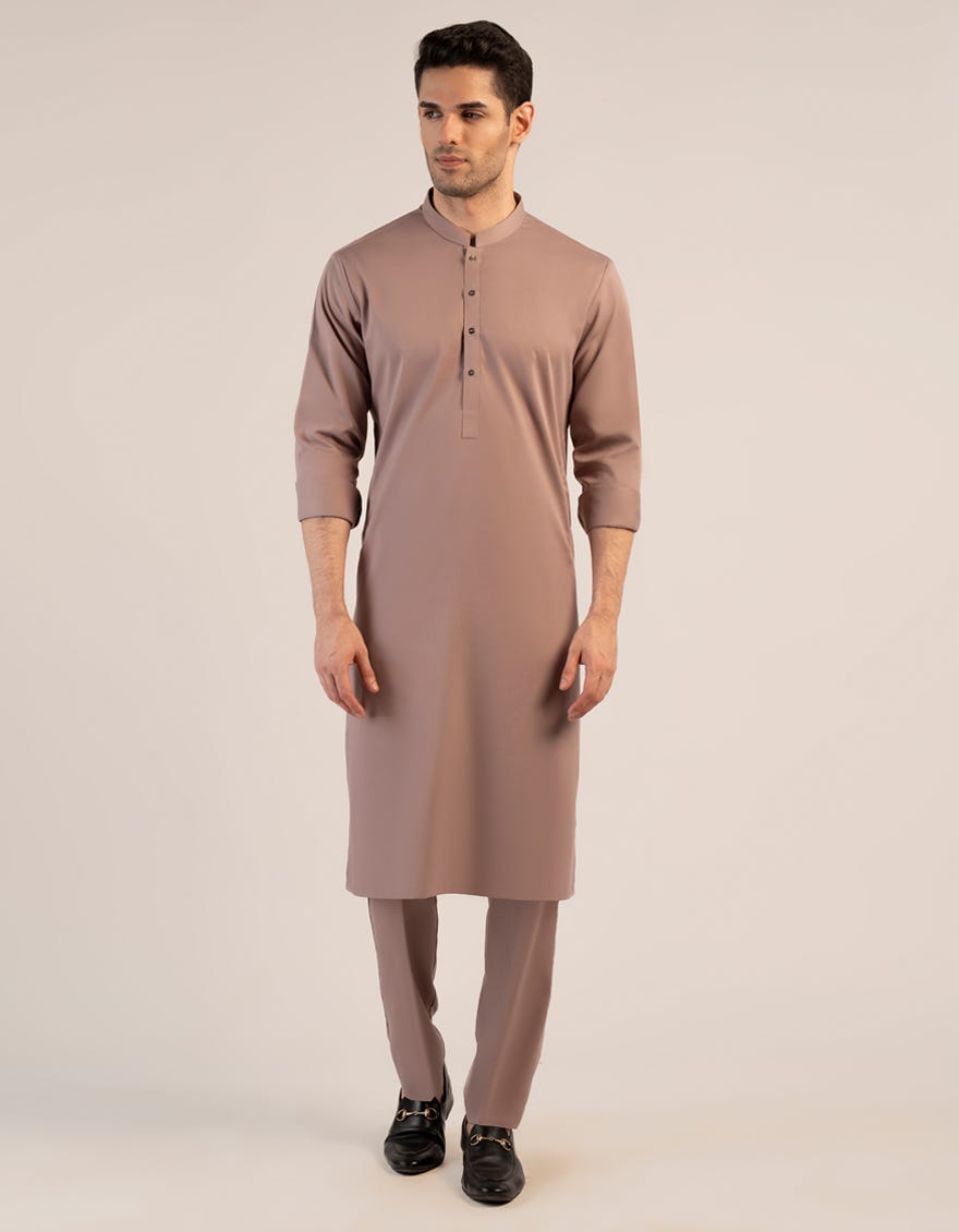 LAVENDER BLENDED UNSTITCHED KAMEEZ SHALWAR FABRIC