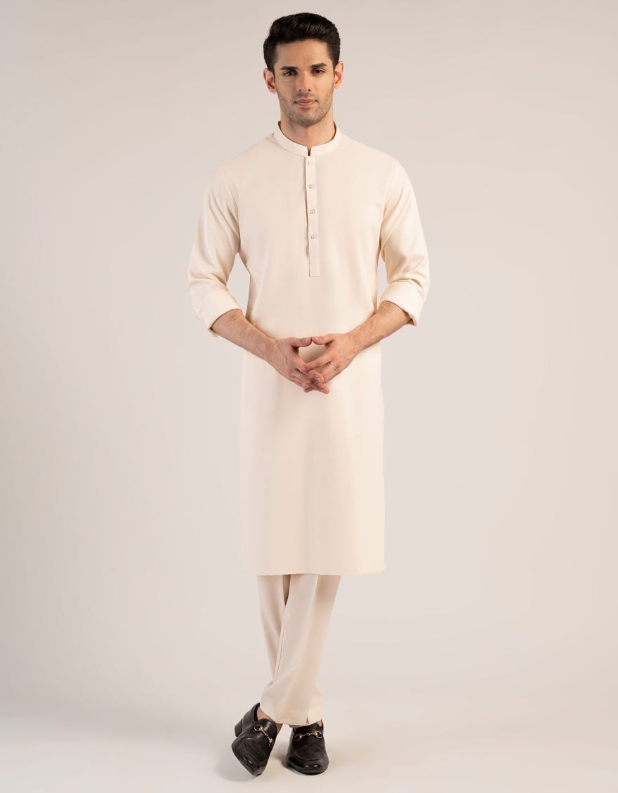 FAWN BLENDED UNSTITCHED KAMEEZ SHALWAR FABRIC