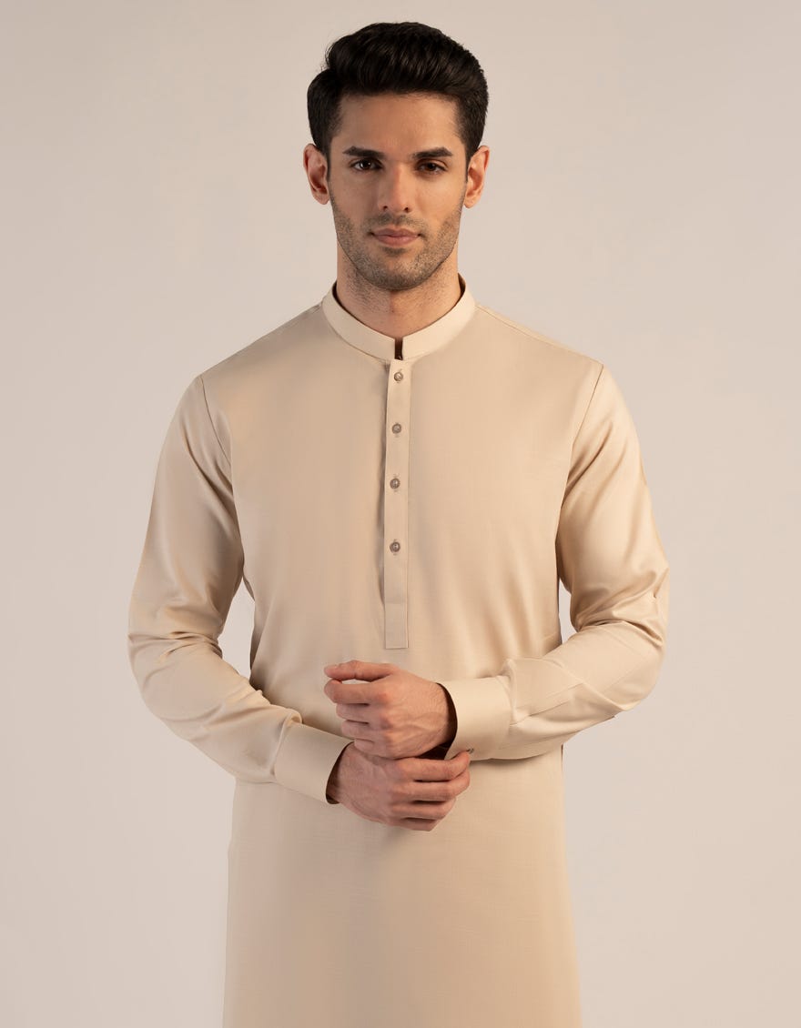 FAWN BLENDED UNSTITCHED KAMEEZ SHALWAR FABRIC