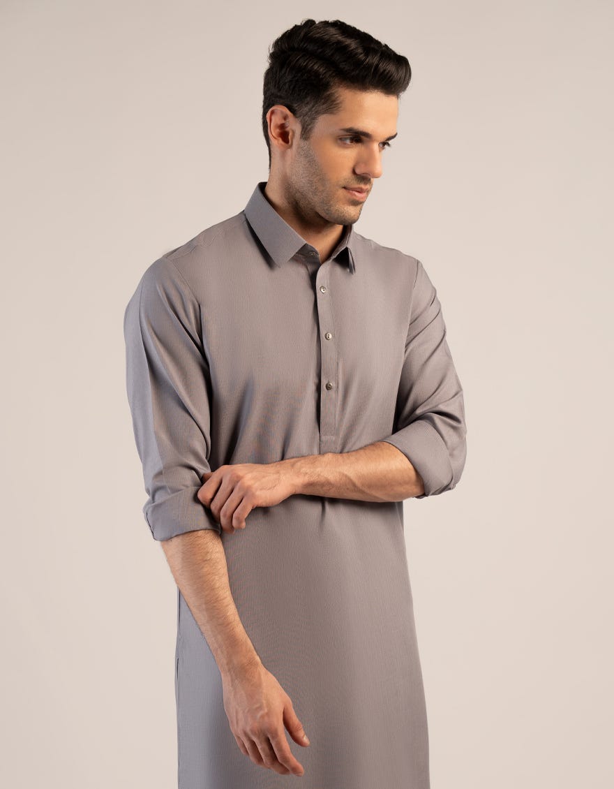 SEAWEED BLENDED UNSTITCHED KAMEEZ SHALWAR FABRIC