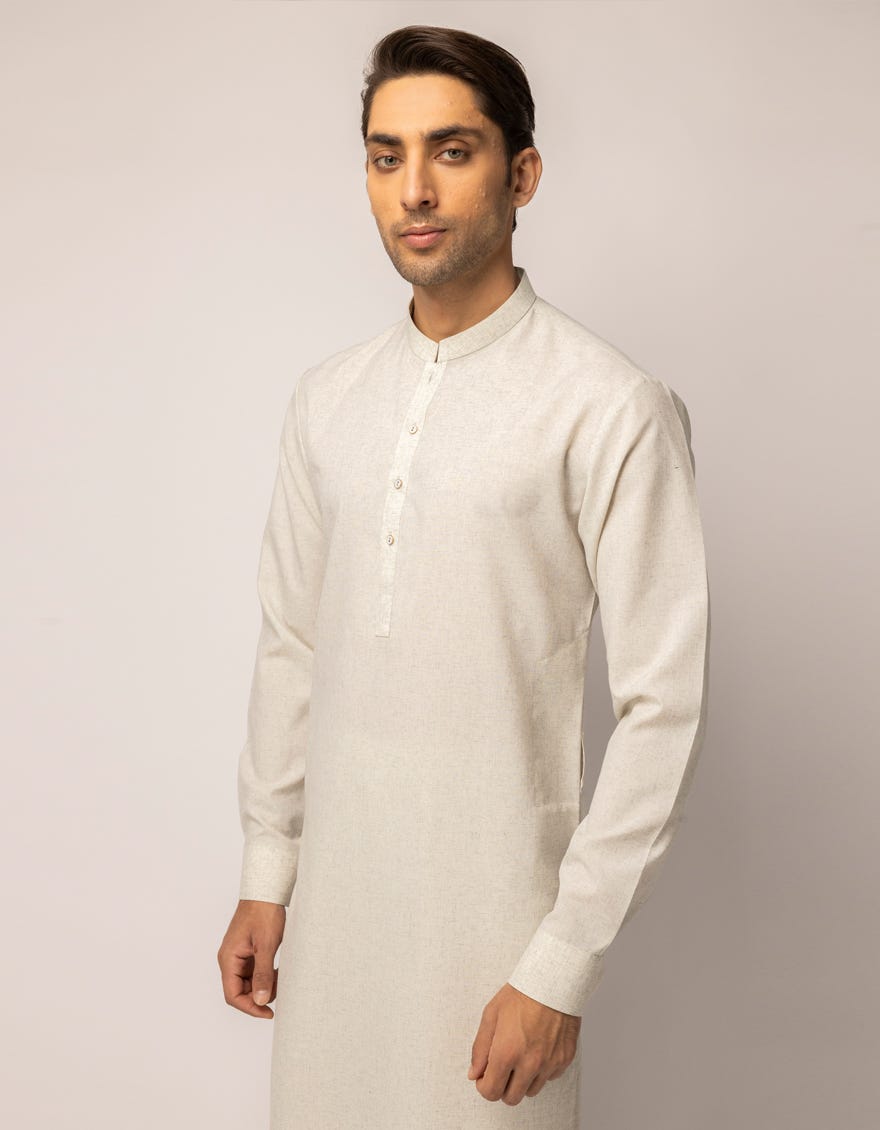 SMOKE GREY UNSTITCHED KAMEEZ SHALWAR FABRIC
