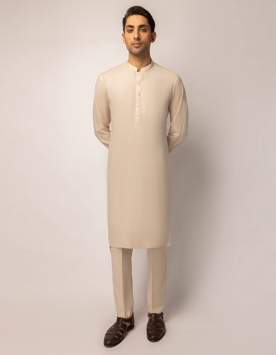 FAWN COTTON UNSTITCHED KAMEEZ SHALWAR FABRIC