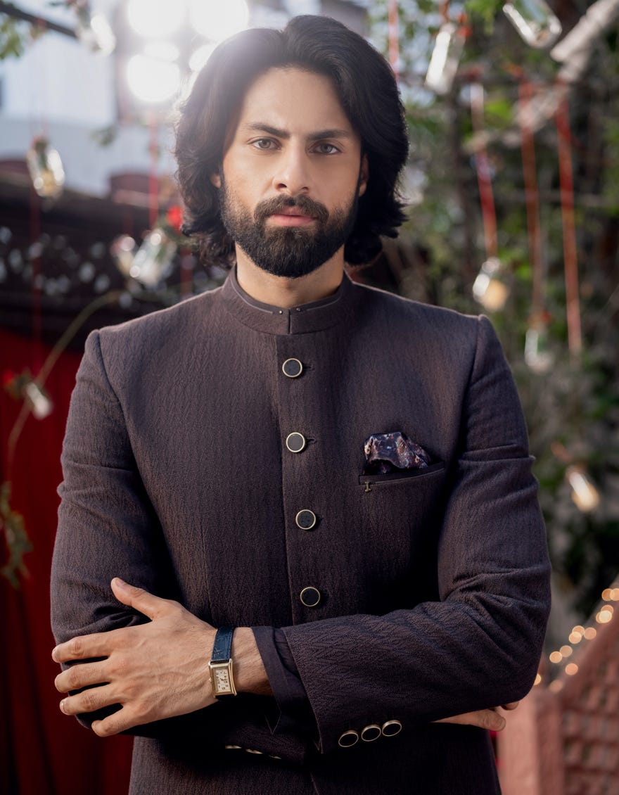 Dark Brown Blended Prince Coat | Jjpjkp-A-48152