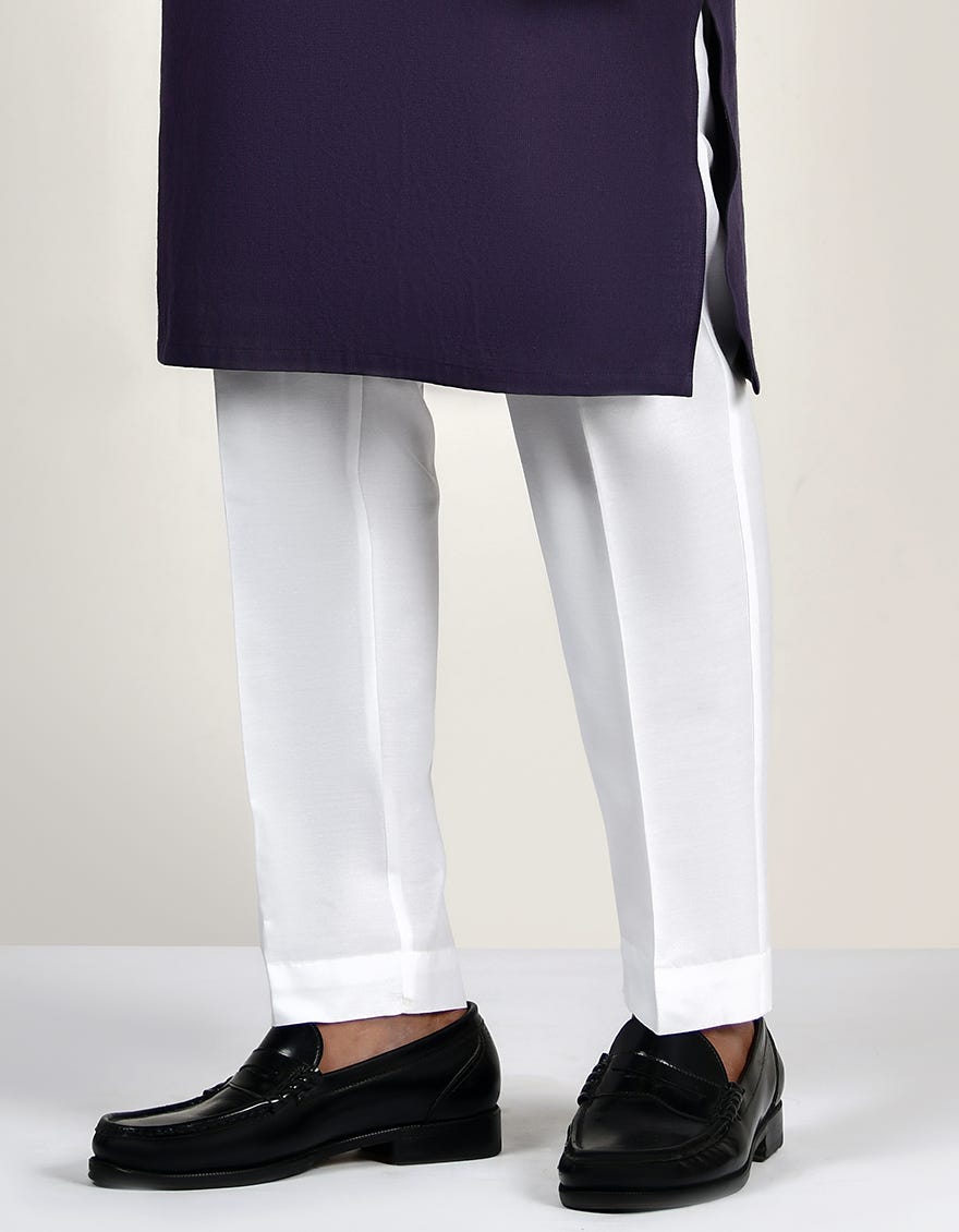 White Cotton Trouser | Jjps-303-R16