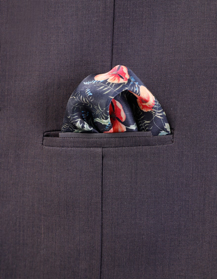 Black Pocket Square | Jjpsq-A-0020