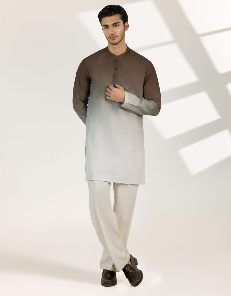 brown-cotton-dip-dye-casual-short-kurta-jjshks47538