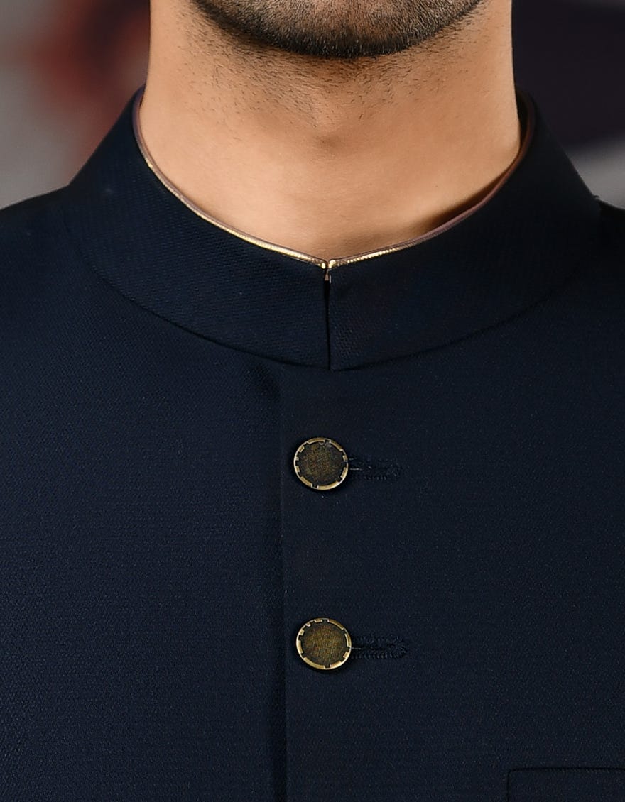 NAVY BLUE SHERWANI | JJSW-534