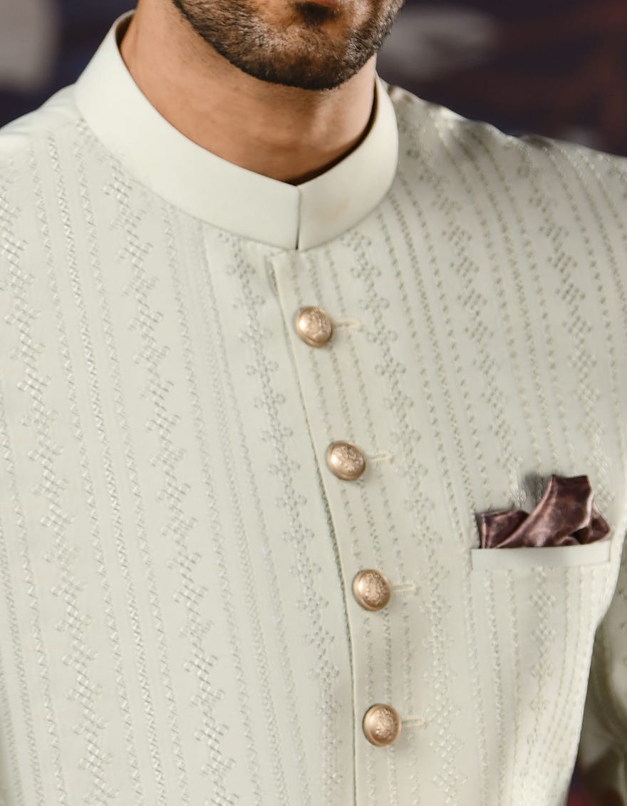 HAZELWOOD BLENDED SHERWANI | JJSWP-546