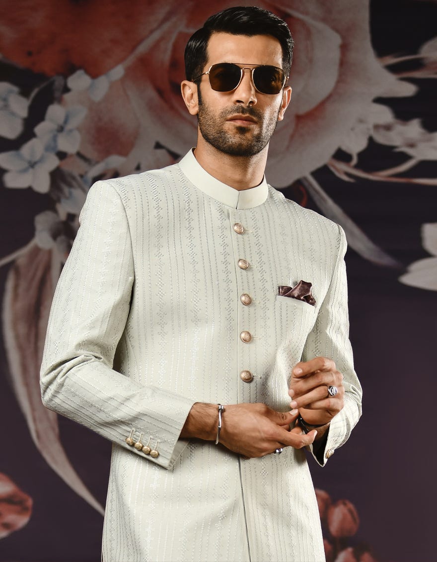 HAZELWOOD BLENDED SHERWANI | JJSWP-546