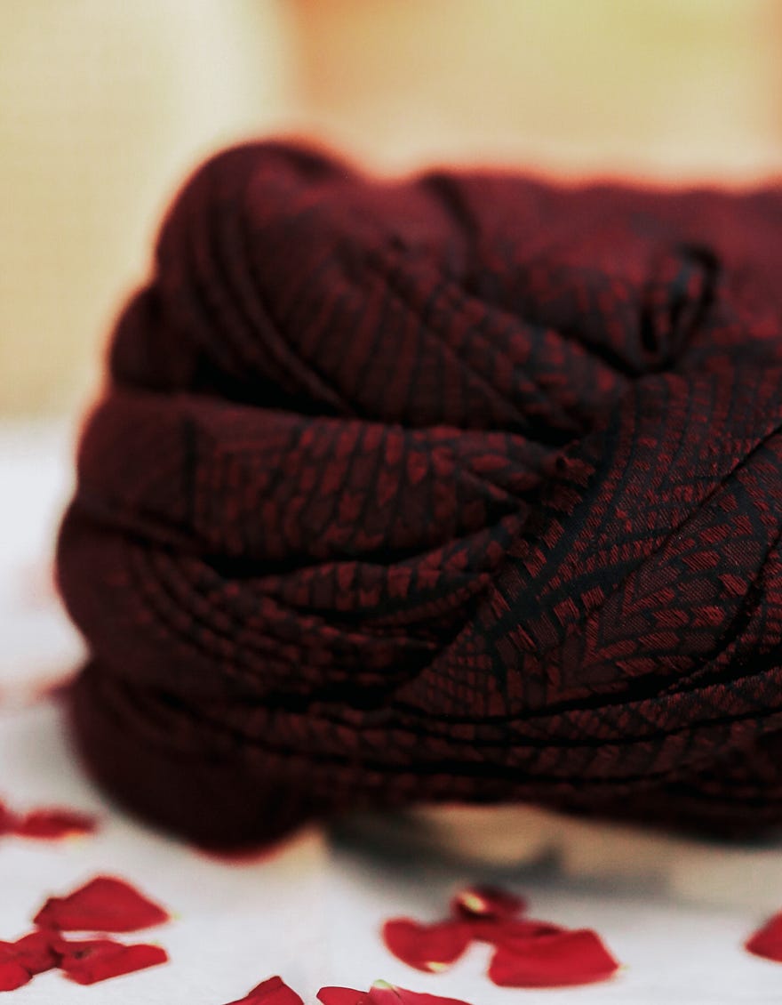 Maroon Blended Turban | Jjt-004