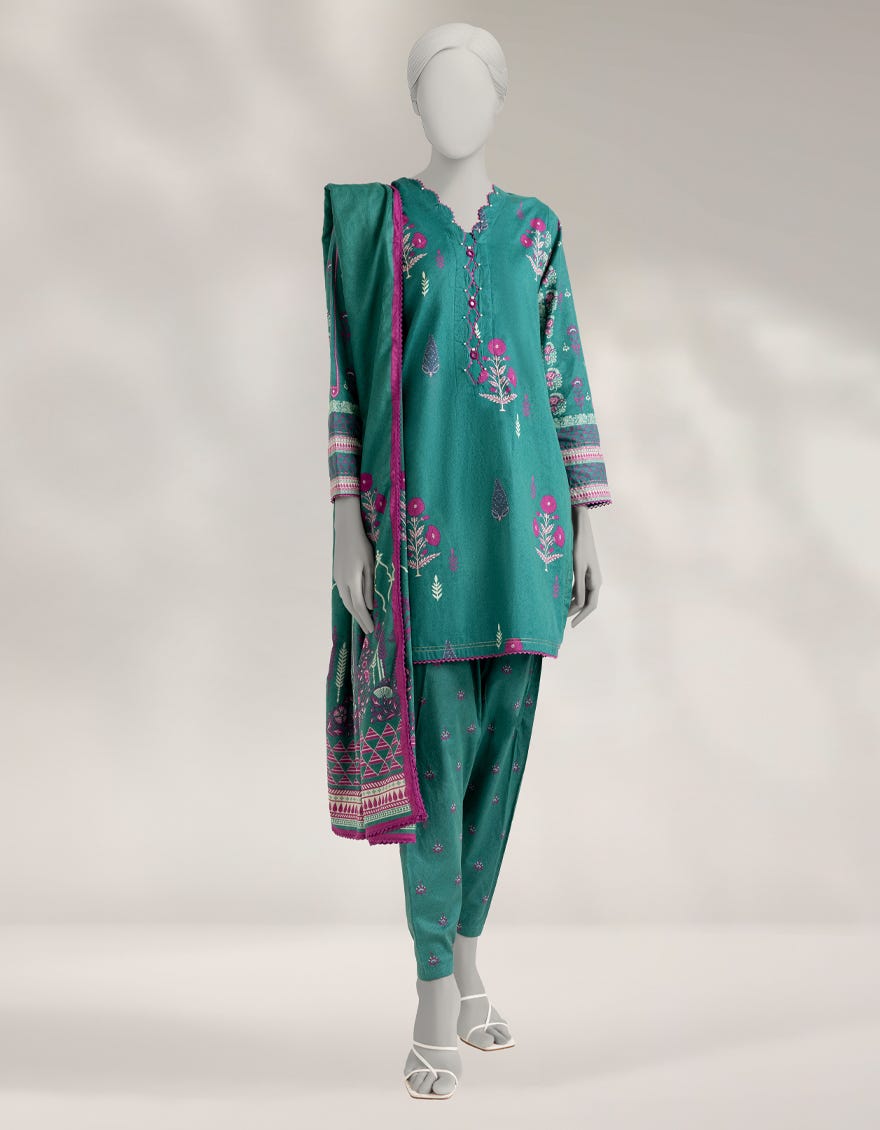 green-cambric-printed-3pc-stitched-jl251052s