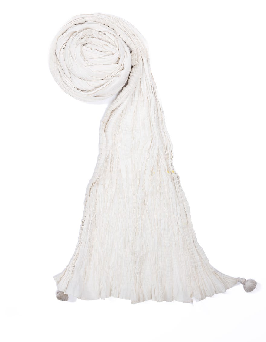 Off White Lawn Dupatta | Jldp-S-24-2626