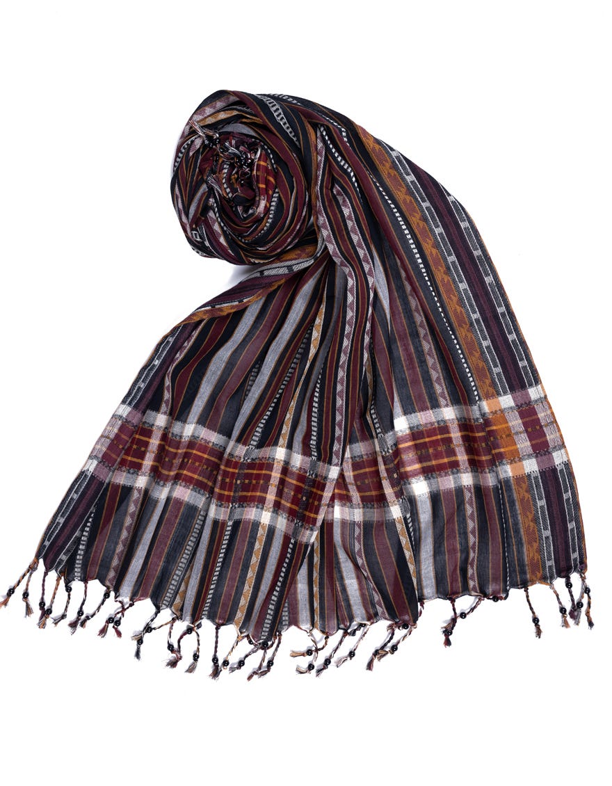 Multicolor Jacquard Dupatta | Jldp-S-24-2649