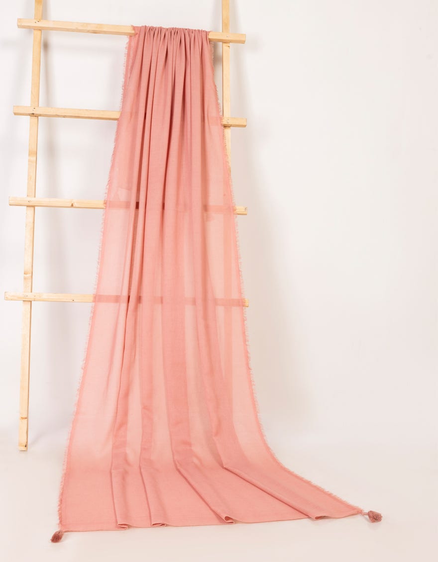 PEACH PASHMINA SHAWL | JLDP-W-24-2655