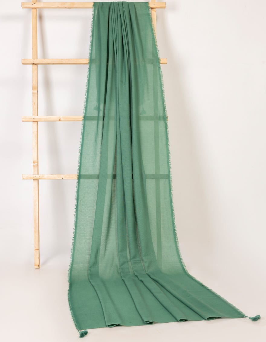 GREEN PASHMINA SHAWL | JLDP-W-24-2656