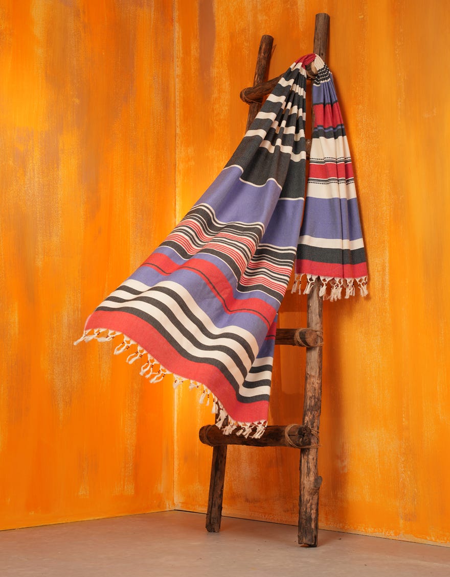 MULTICOLOR KHADDI SHAWL | JLDP-W-24-2664