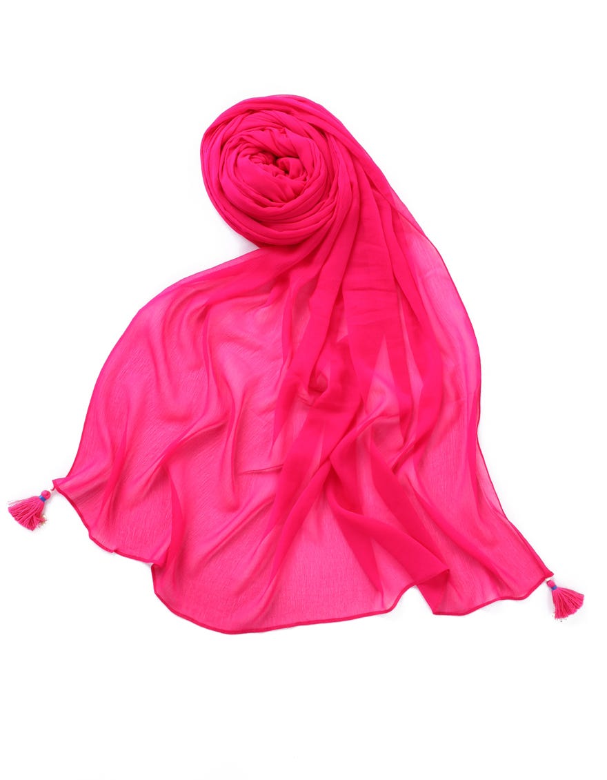 PINK CHIFFON DUPATTA | JLDP-W-24-2678