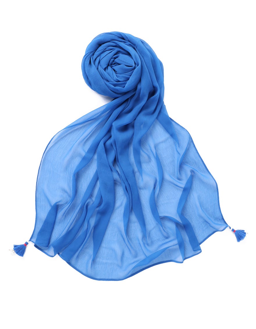 BLUE CHIFFON DUPATTA | JLDP-W-24-2682