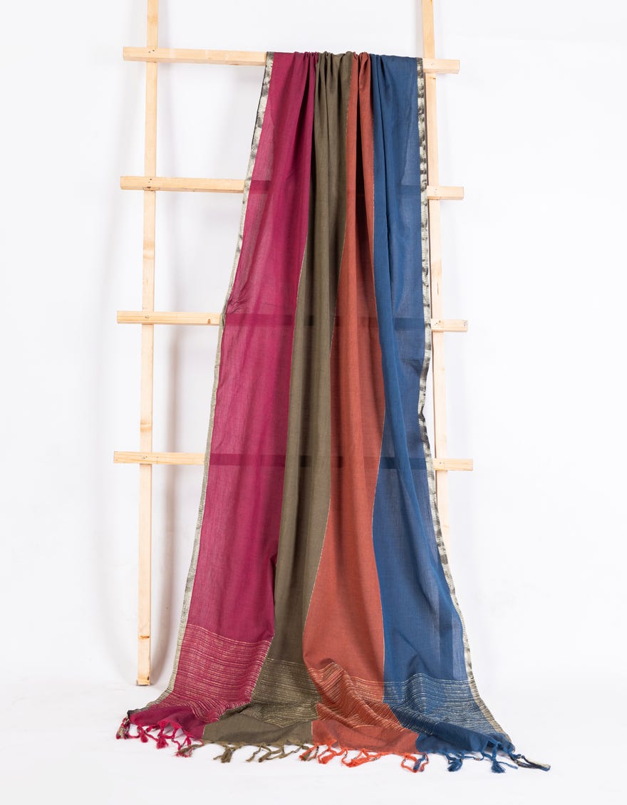 MULTICOLOR JACQUARD DUPATTA | JLDP-S-25-2619