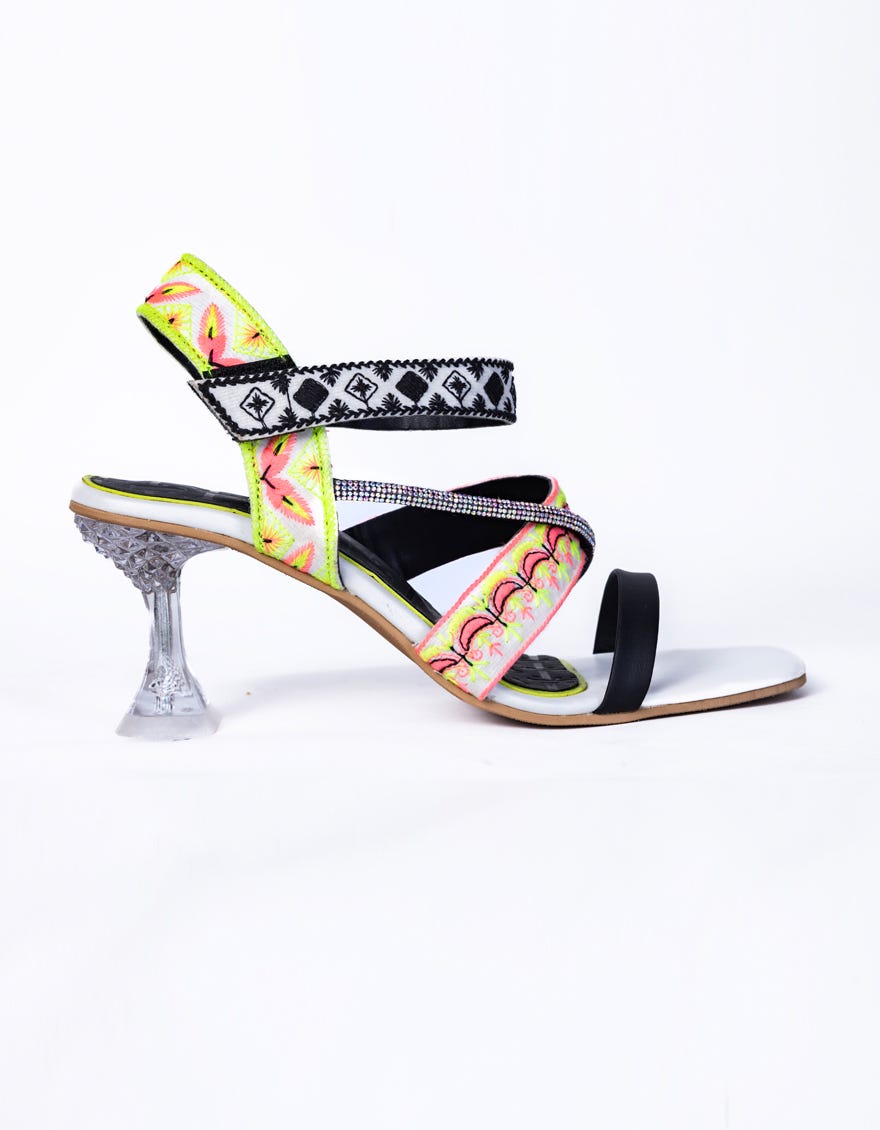 Black-White Lawn Women Footwear | Jlfwc-24-1251