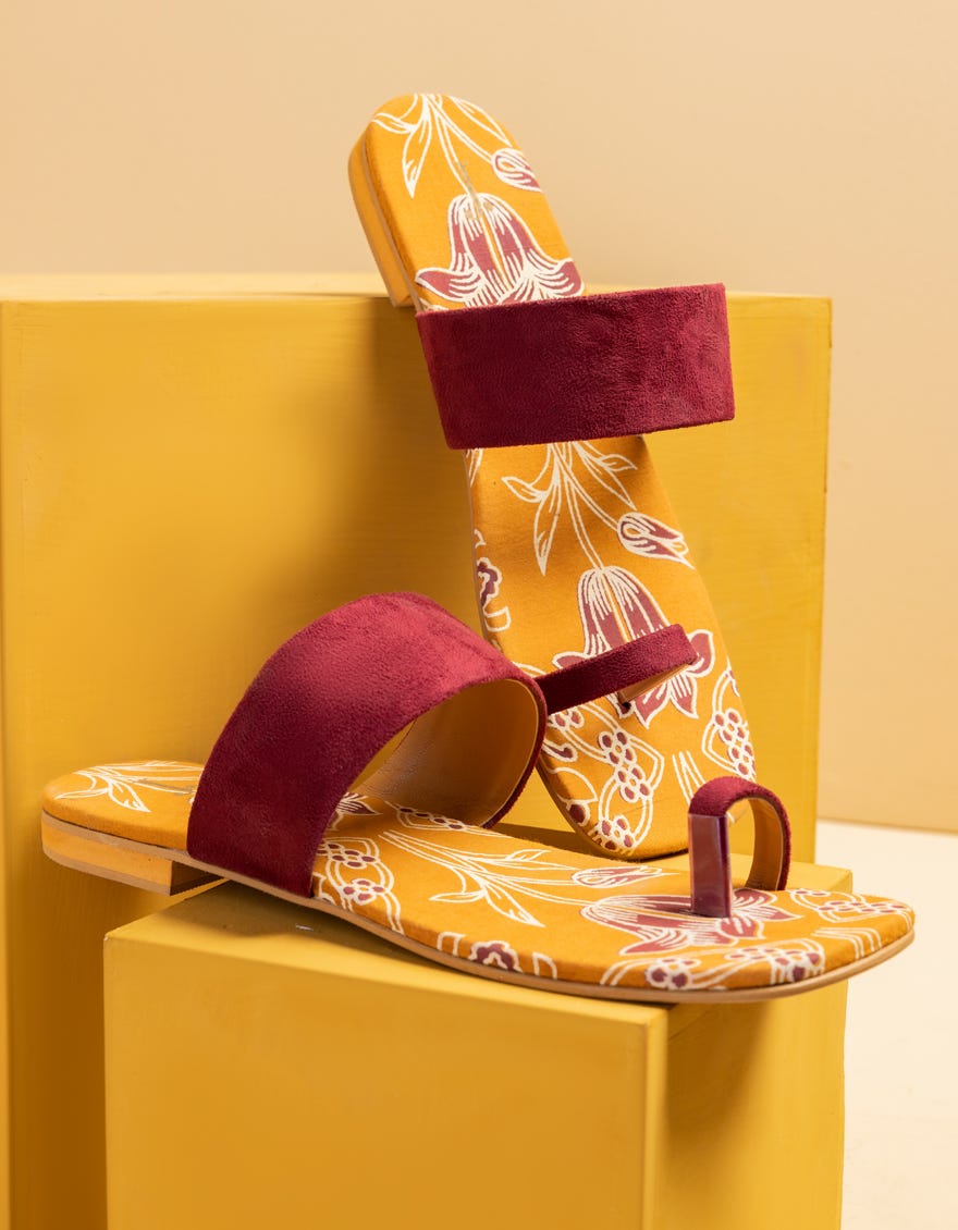 MUSTARD CHAPPAL | JLFWC-25-1277