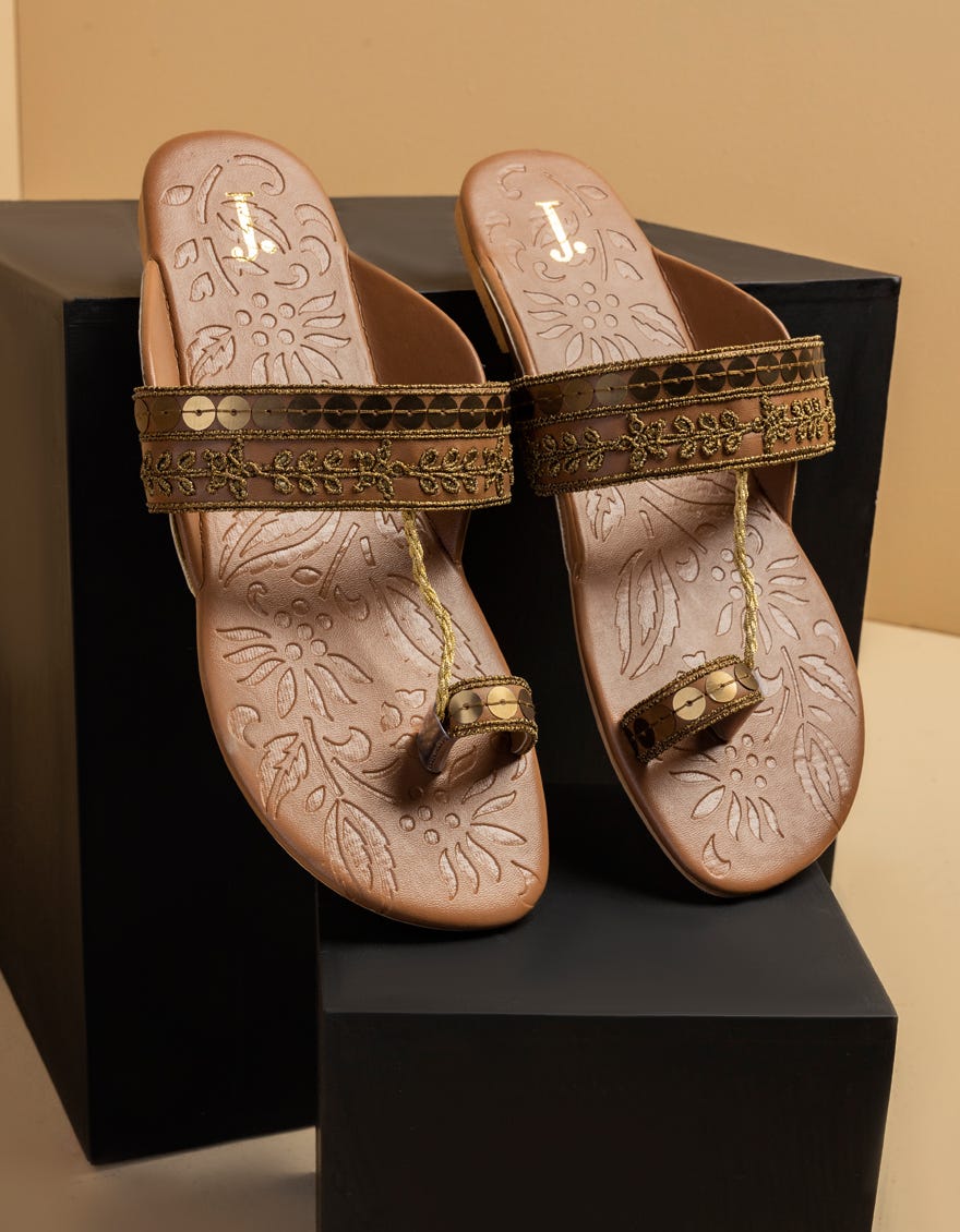 BROWN KOLHAPURI | JLFWC-25-1279