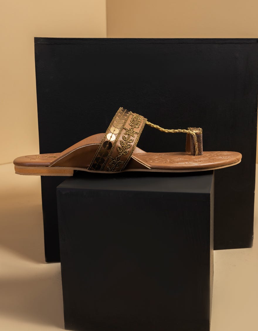 BROWN KOLHAPURI | JLFWC-25-1279