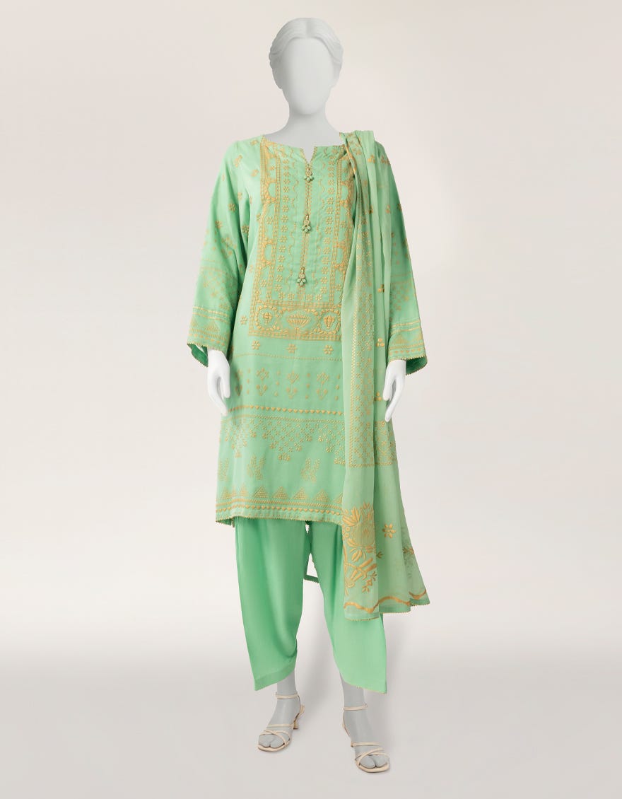 green-chiffon-dyed-stitched-3pc-jls26568s