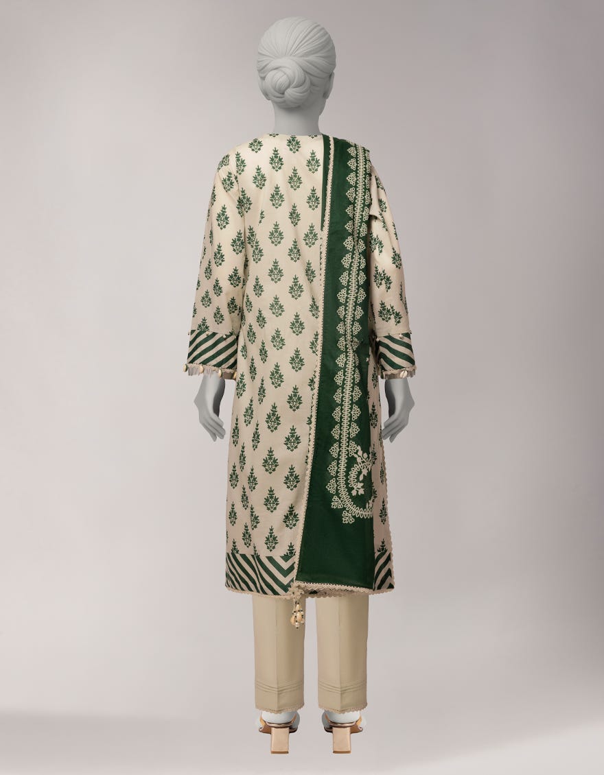 MULTICOLOR LAWN EMBROIDERED UNSTITCHED 3PC