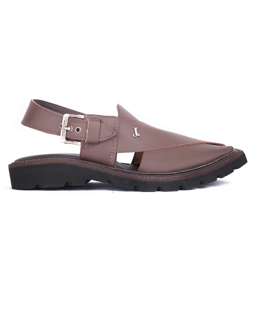 BURGUNDY TRENDY PESHAWARI SANDALS