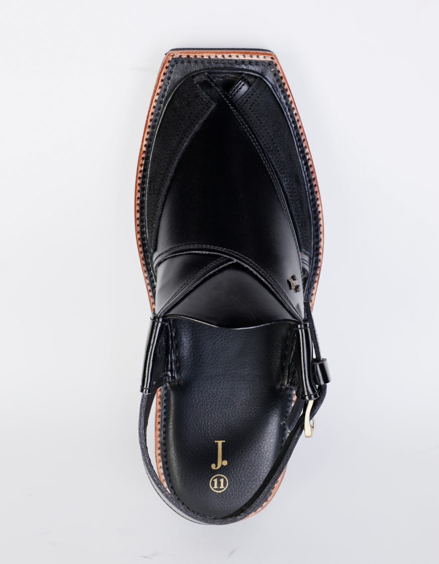 shiny-black-plain-peshawari-sandals-jpc111kcza