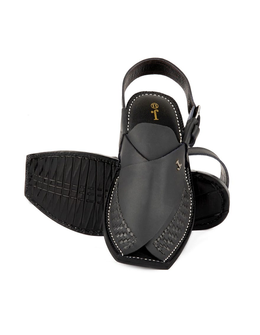 black-plain-men-peshawari-chappal-jjfw-jpc-11399