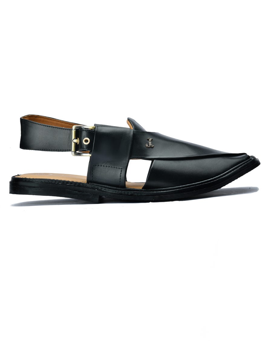 black-plain-peshawari-sandals-jpc11450plnni