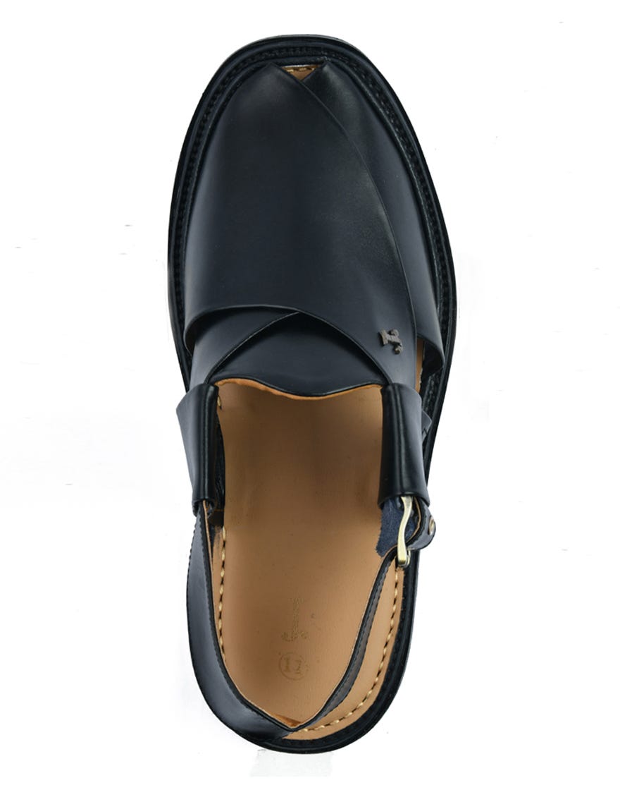 black-plain-peshawari-sandals-jpc11450plnni