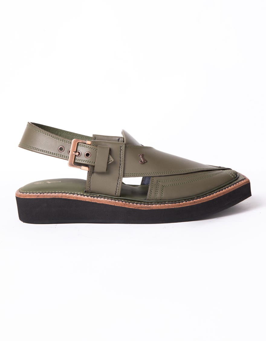 green-plain-peshawari-chappal-jpc120kczapln