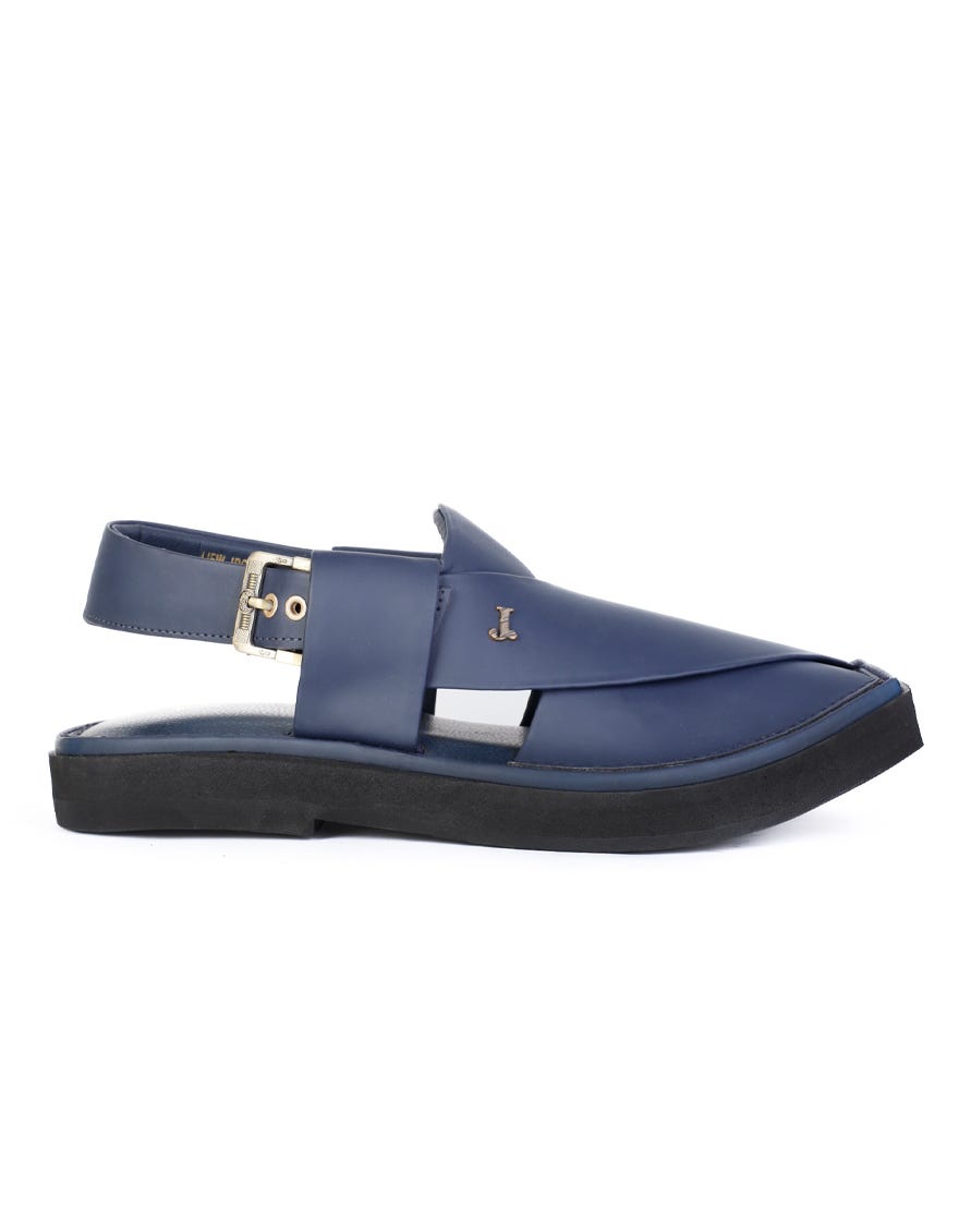 BLUE PESHAWARI SANDALS