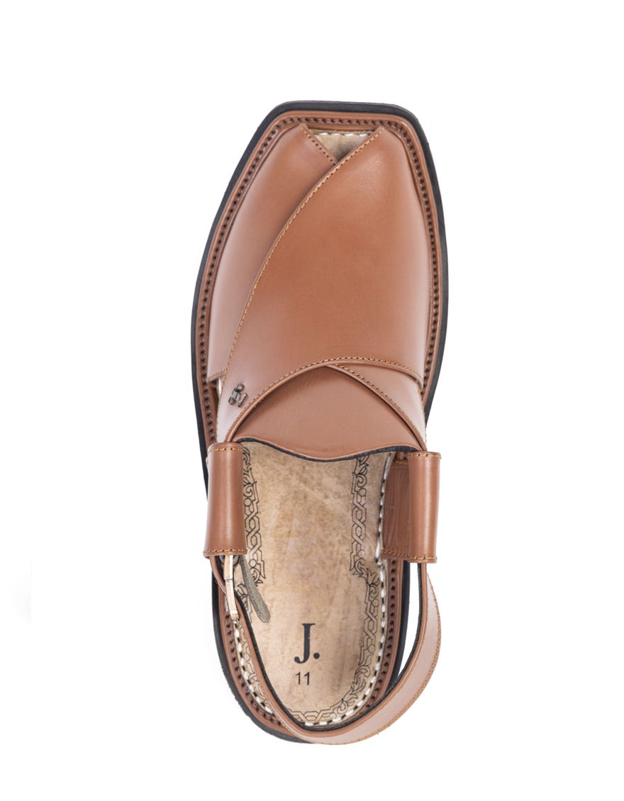 MATT RUST PLAIN PESHAWARI SANDALS