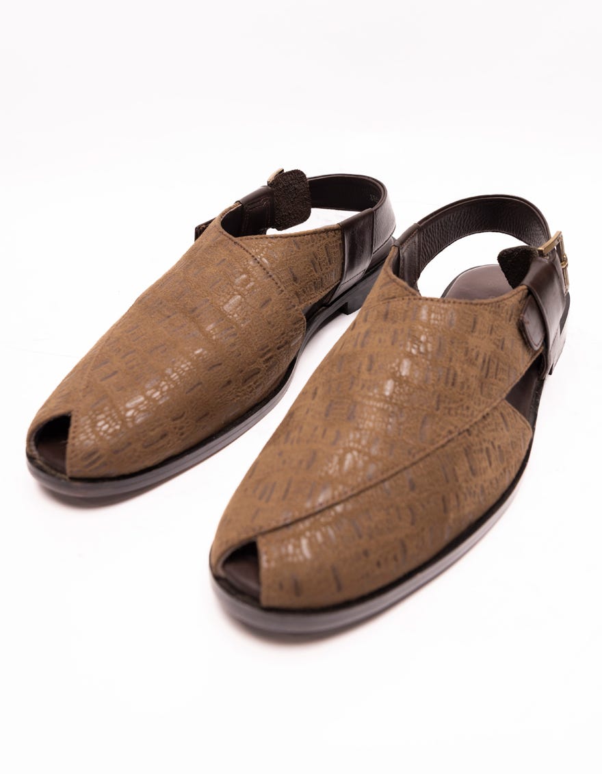 BROWN PESHAWARI SANDALS
