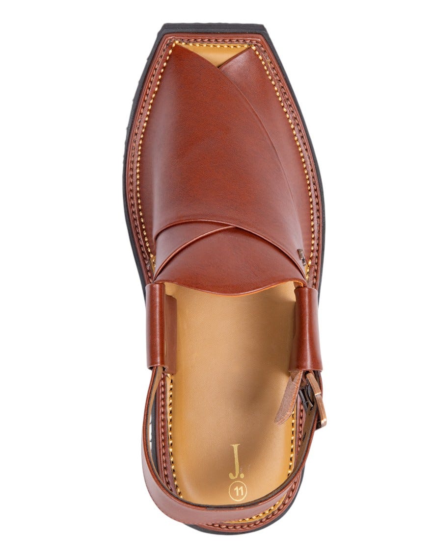 MAROON TRENDY PESHAWARI SANDALS