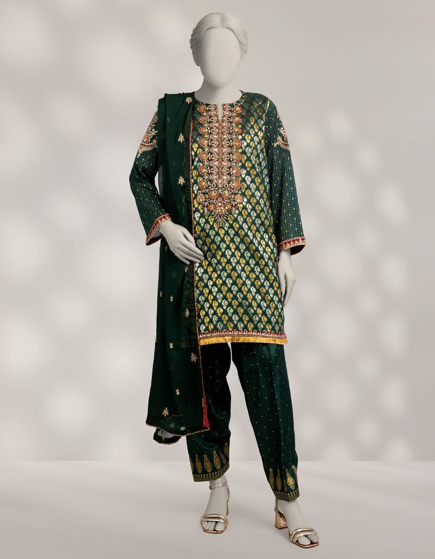 green-jacquard-embroidered-3pc-stitched-jps253944s