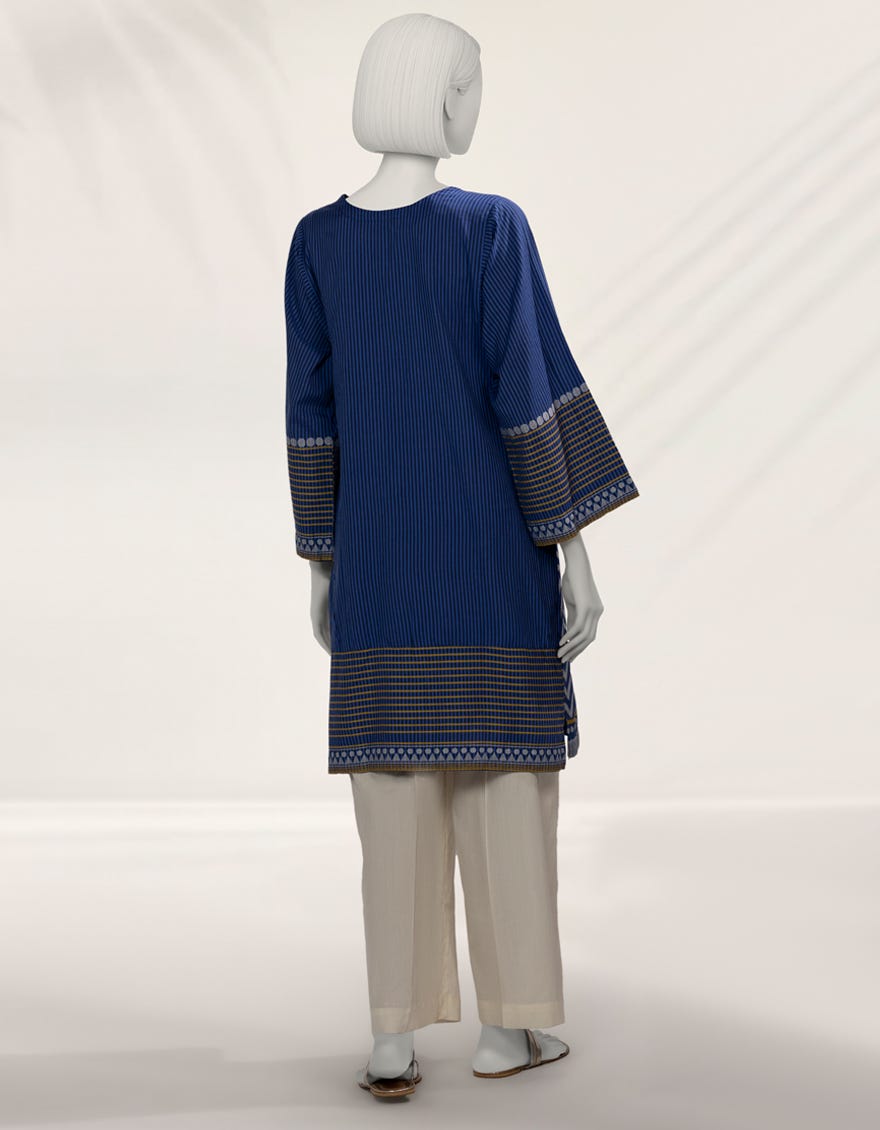 blue-jacquard-dyed-kurti-jss25421s