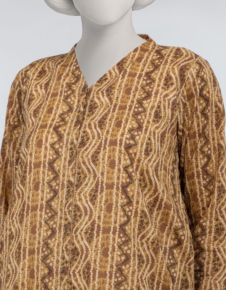 brown-printed-lawn-kurti-jss25493s