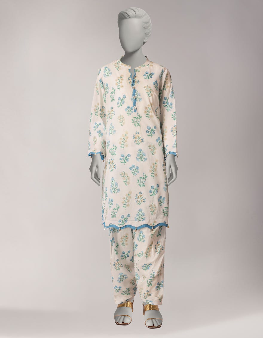 MULTICOLOR LAWN PRINTED UNSTITCHED 2PC