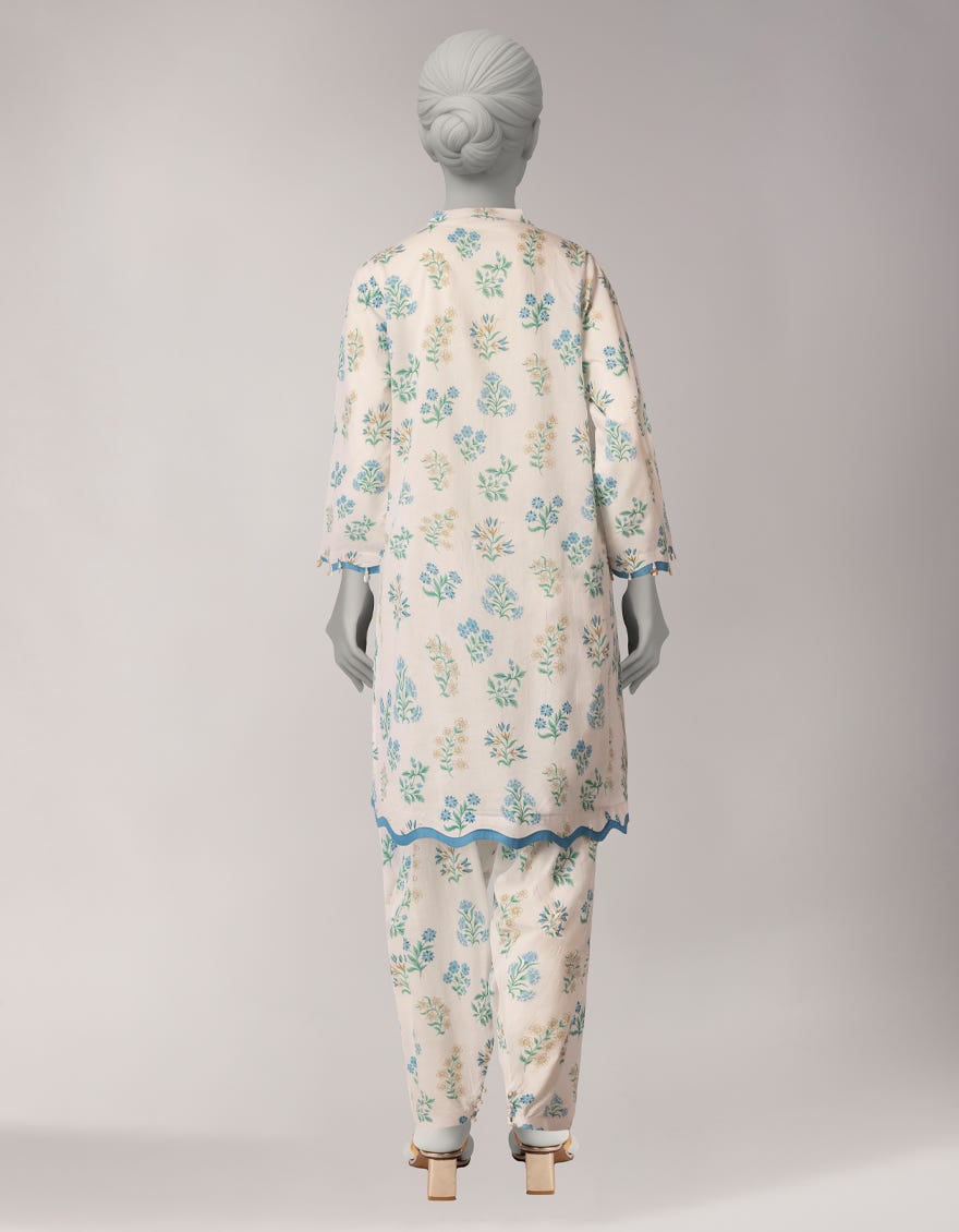 MULTICOLOR LAWN PRINTED UNSTITCHED 2PC